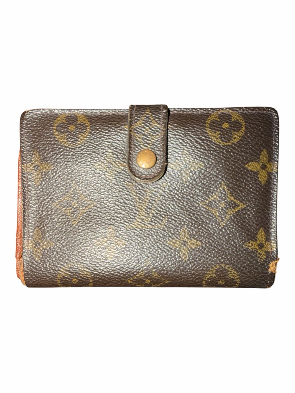 Louis Vuitton Monogram French Purse Wallet Viennois Kiss Lock M61663
